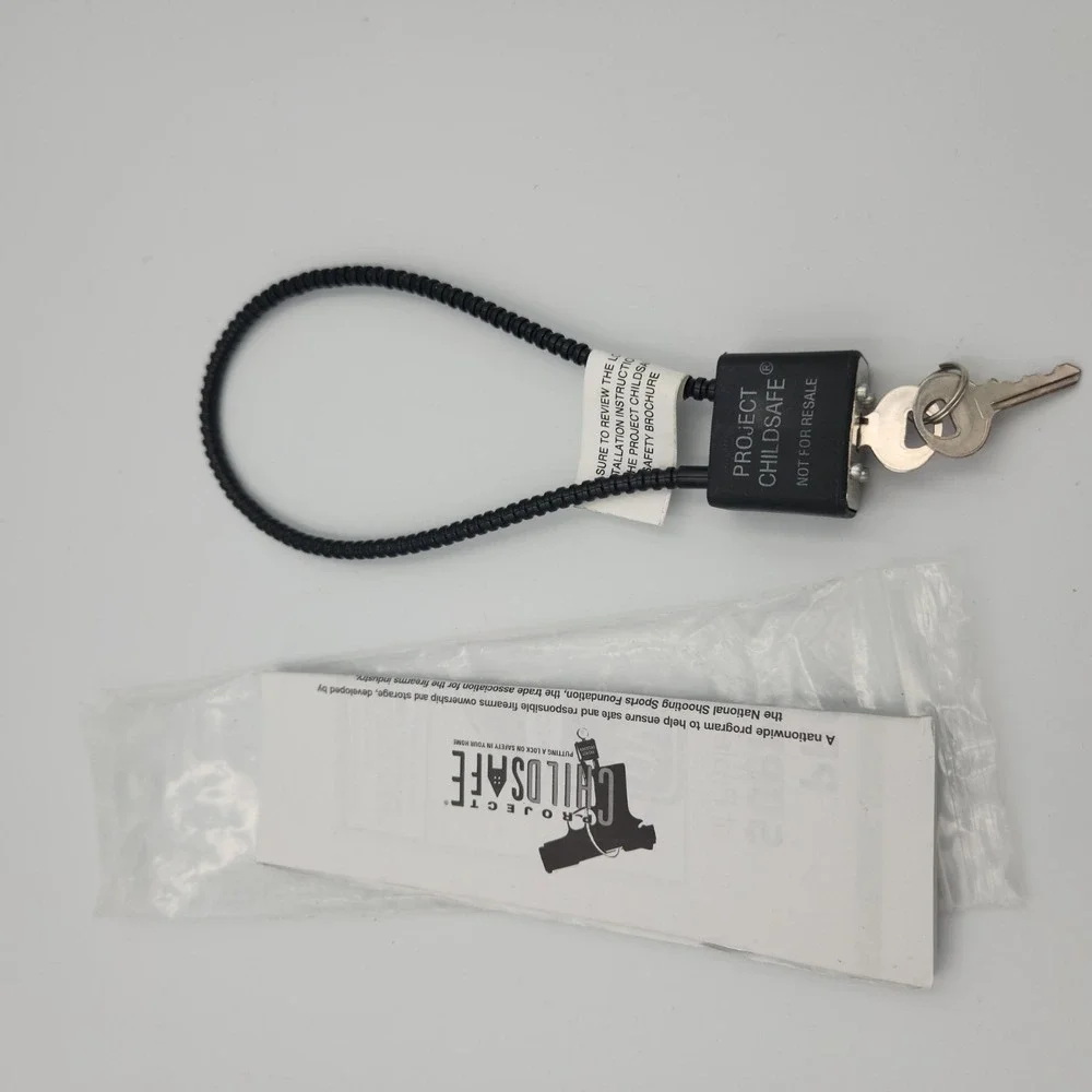 Childsafe Gun Lock With Two‎ Keys & Instructions